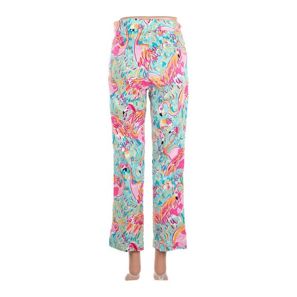 Lily Pulitzer Straight Leg 8 Multi - Picture 2 of 2